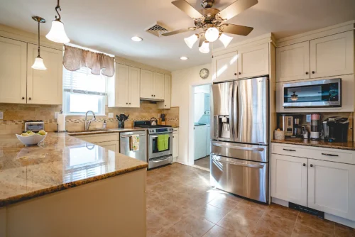 Kitchen and laundry